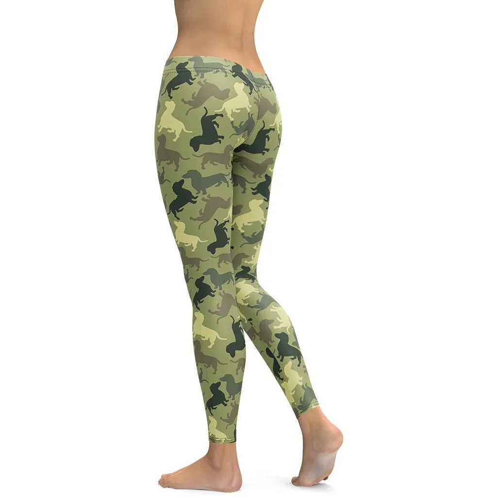 Dachshund Camo Leggings