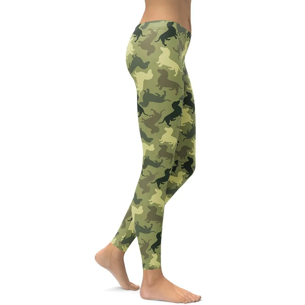 Dachshund Camo Leggings