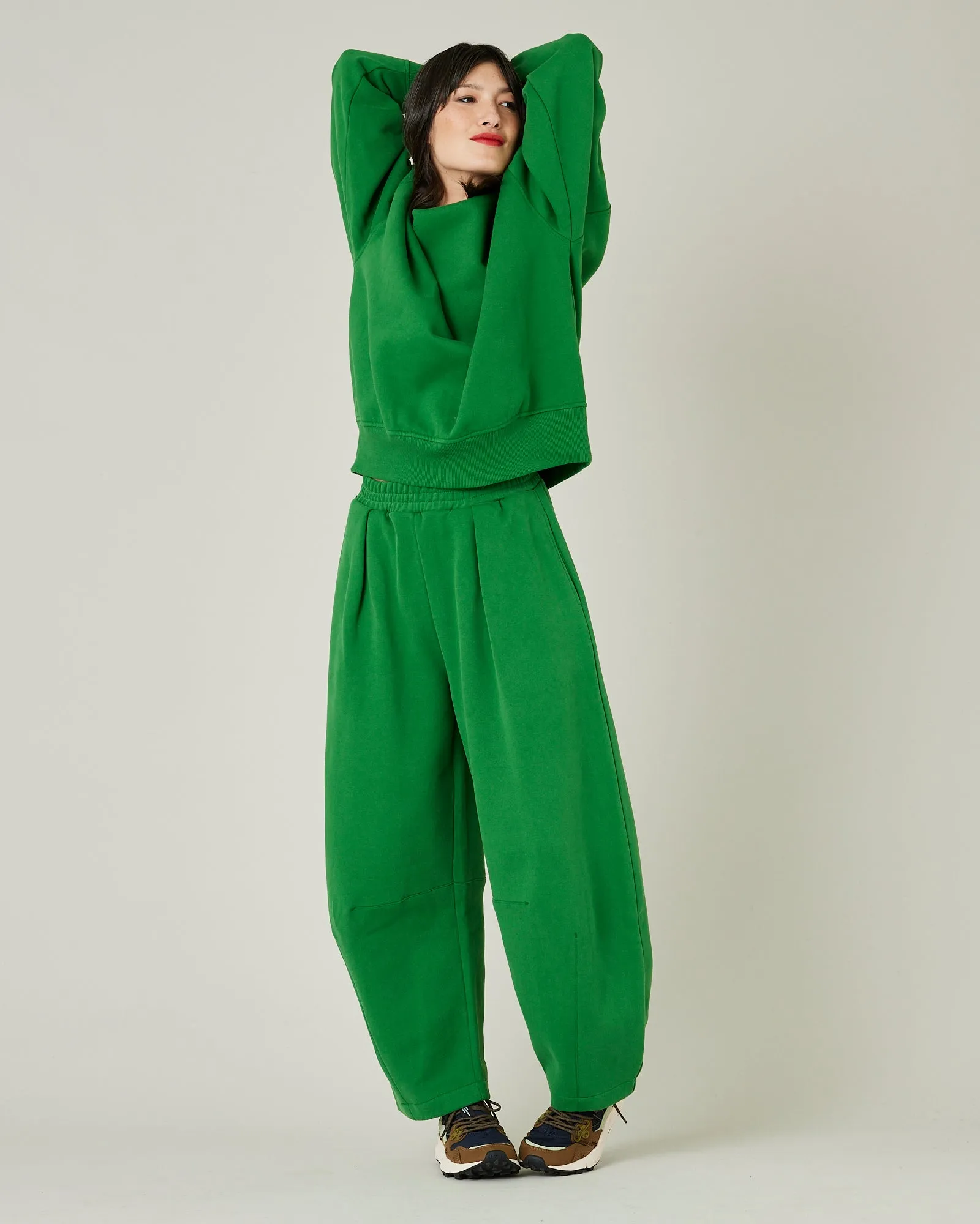 Daisy Juniper Green Organic Cotton Jersey Trousers