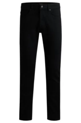 Delaware Slim-fit jeans in stay-black comfort-stretch denim