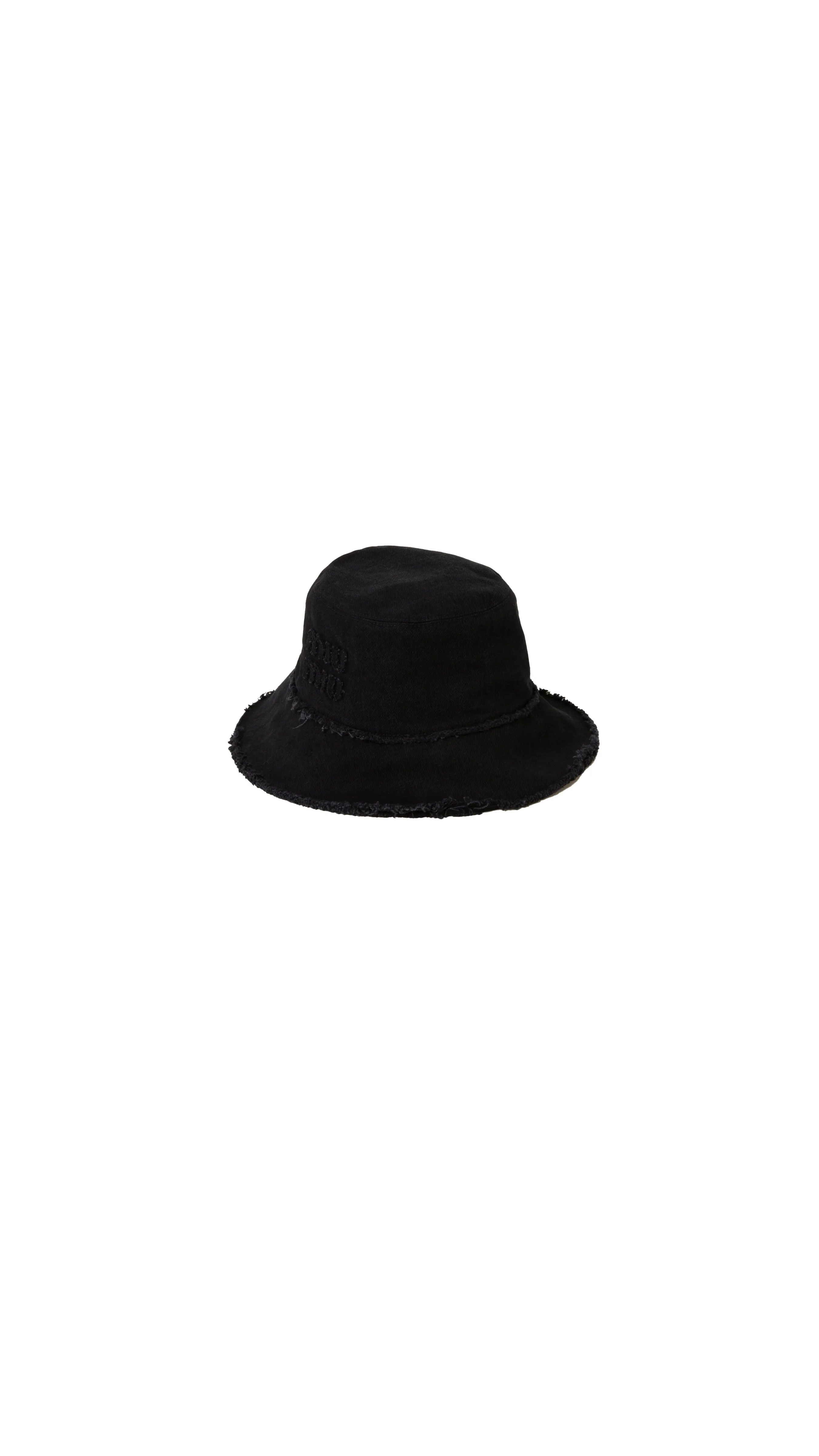 Denim Bucket Hat - Black