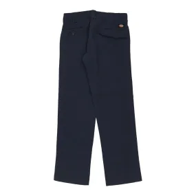 Dickies Trousers - 30W 31L Navy Cotton Blend