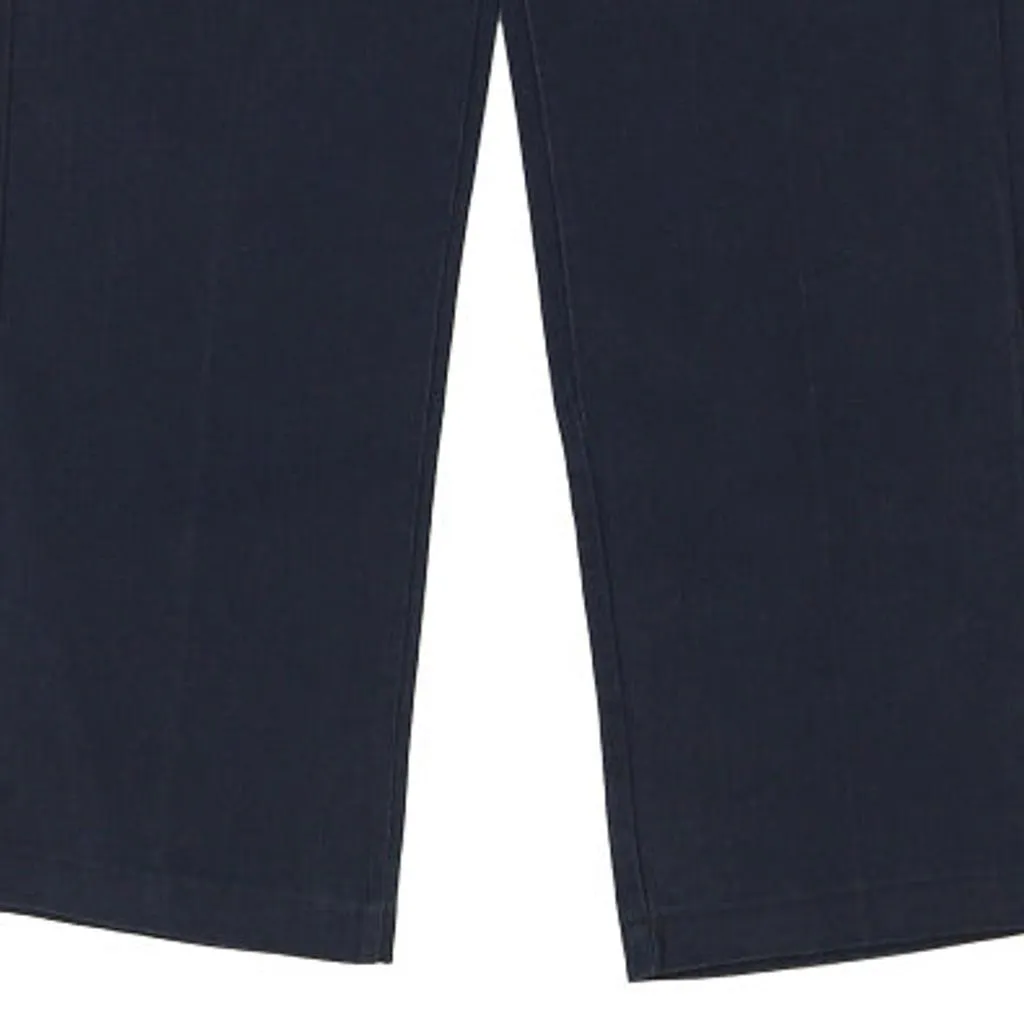 Dickies Trousers - 30W 31L Navy Cotton Blend