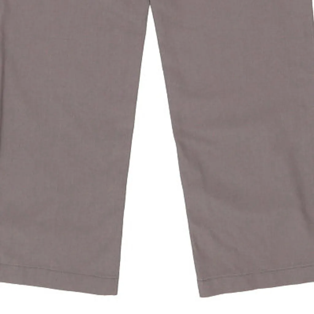 Dickies Trousers - 32W 30L Grey Cotton Blend