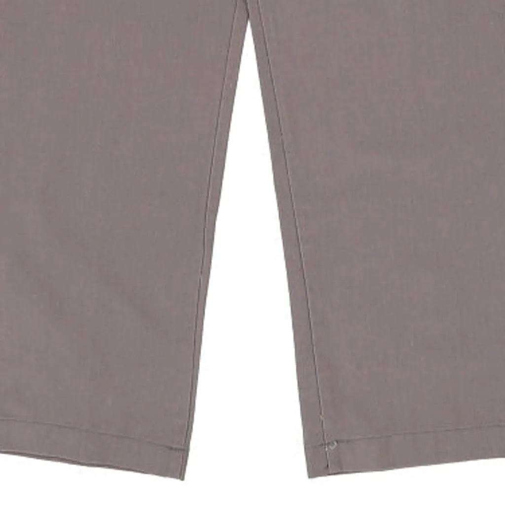 Dickies Trousers - 32W 30L Grey Cotton Blend