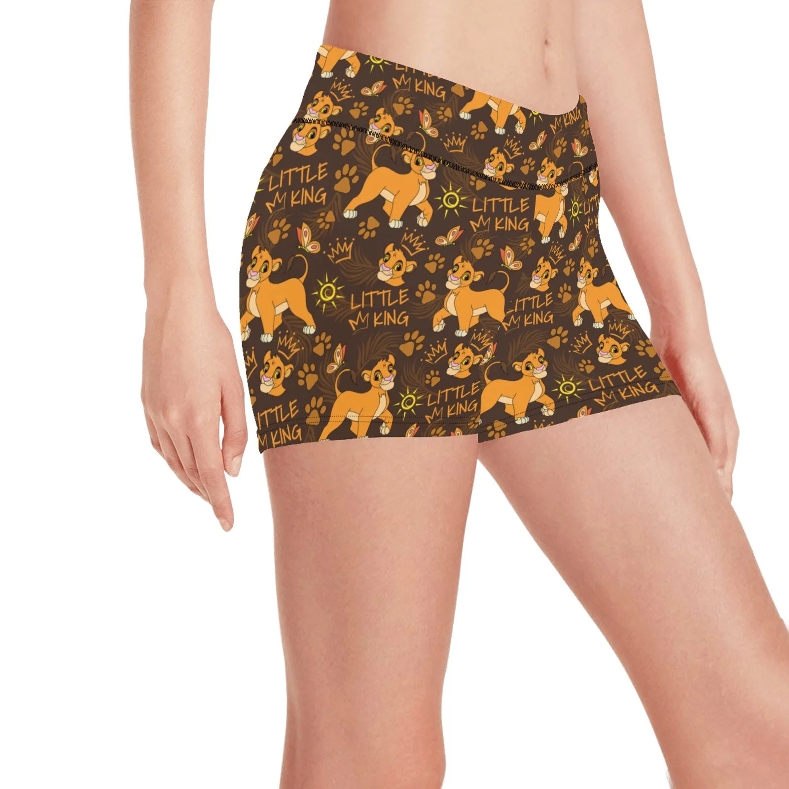 Disney Lion King Little King Women's Short Leggings