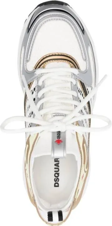 DSQUARED2 Dash panelled sneakers White