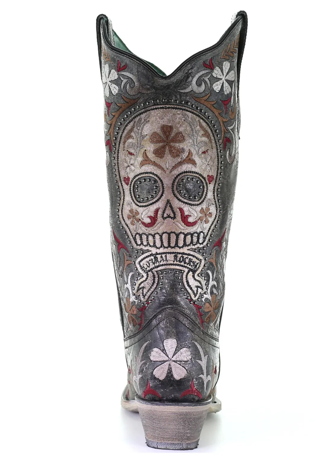 E1587 - Corral Women's Sugar Skull Boot - Embroidered