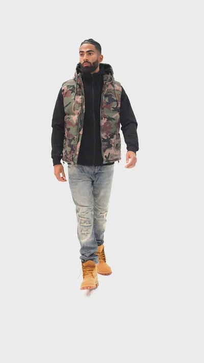 East New York Bubble Vest (Vintage Camo)