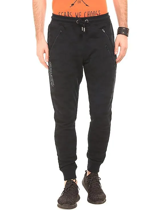 Ed Hardy Tonal Print Regular Fit Joggers