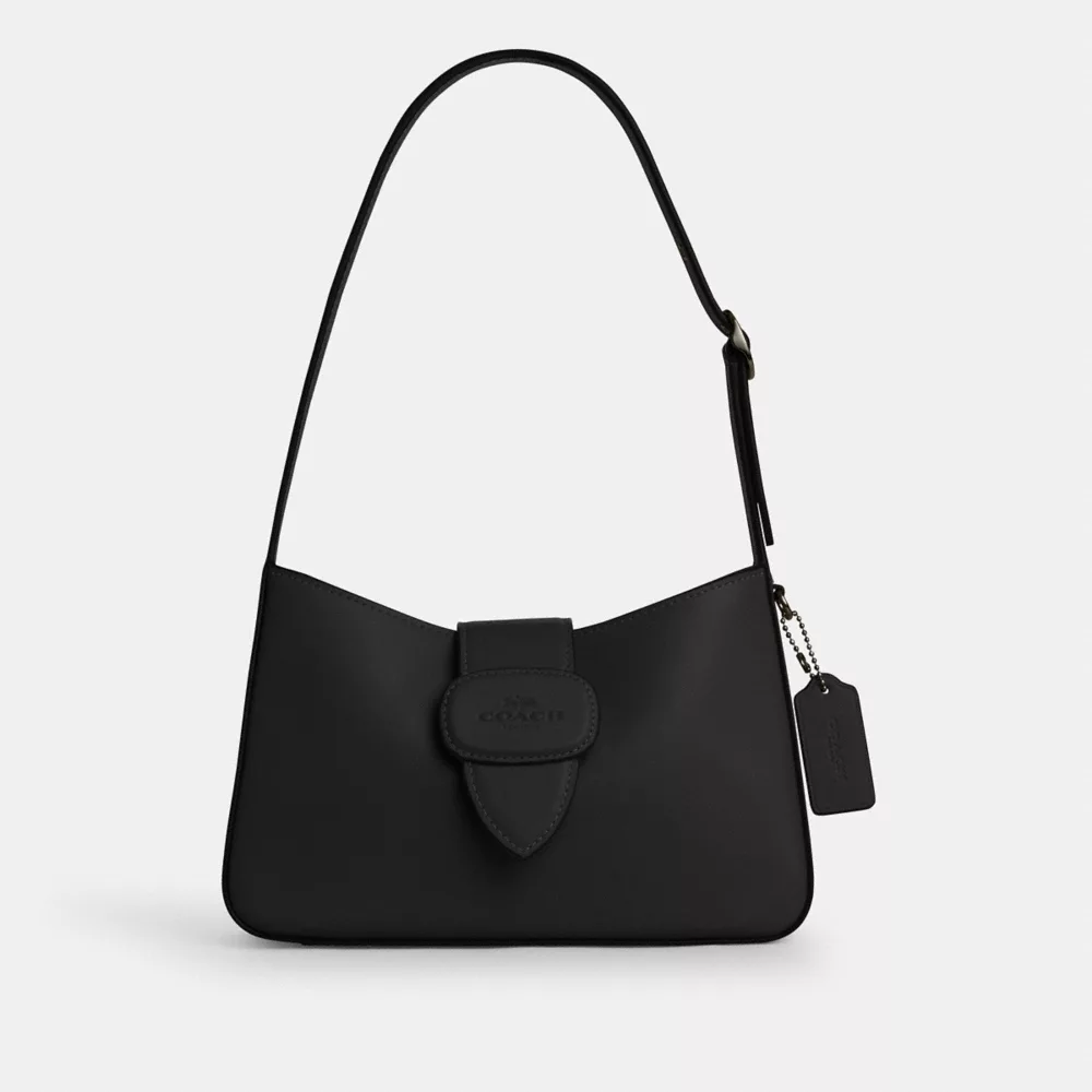 Eliza Shoulder Bag With Leather Covered Closure