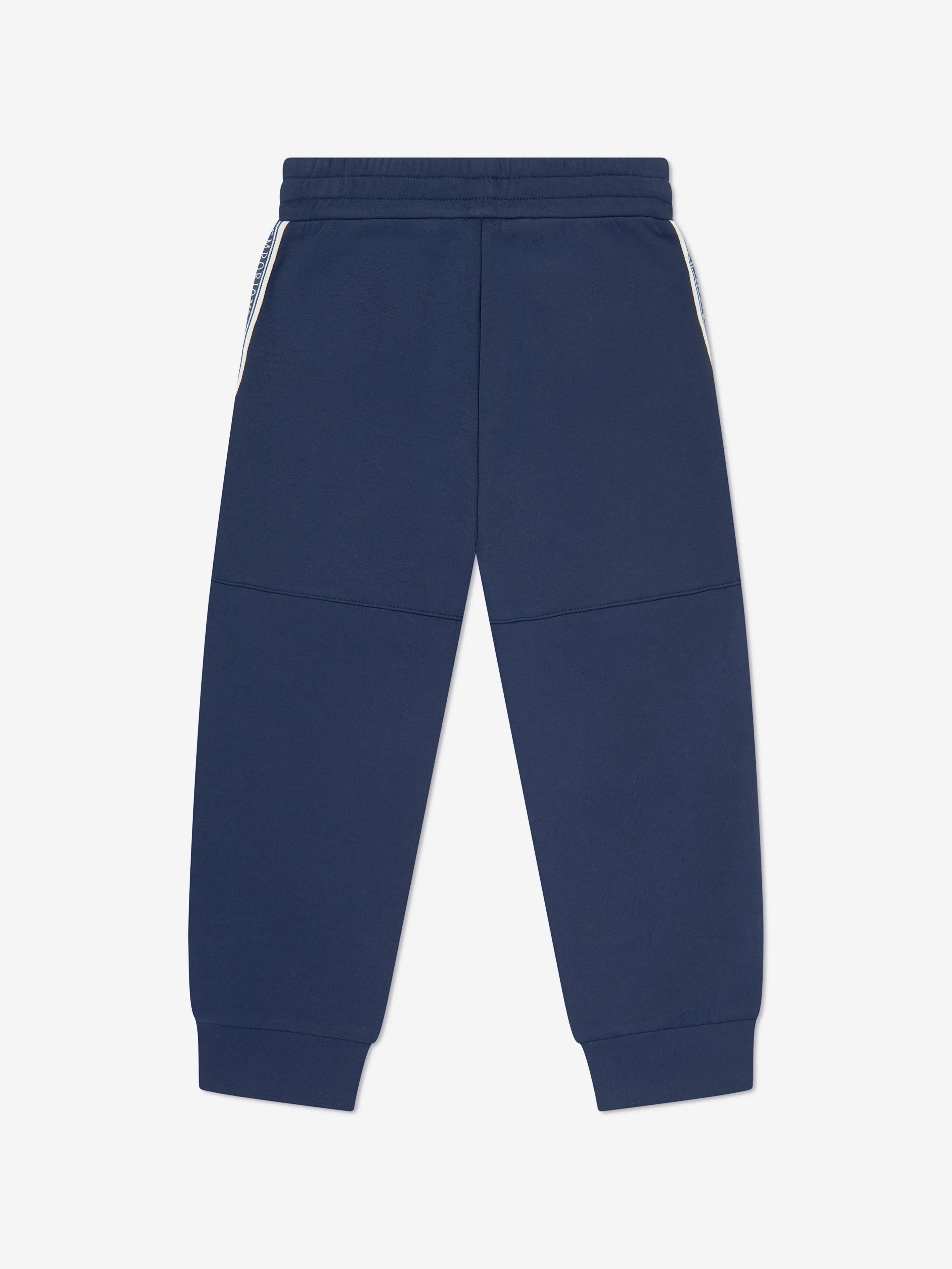 Emporio Armani Boys Logo Tape Joggers in Navy