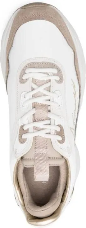 Emporio Armani logo-lettering chunky sneakers White