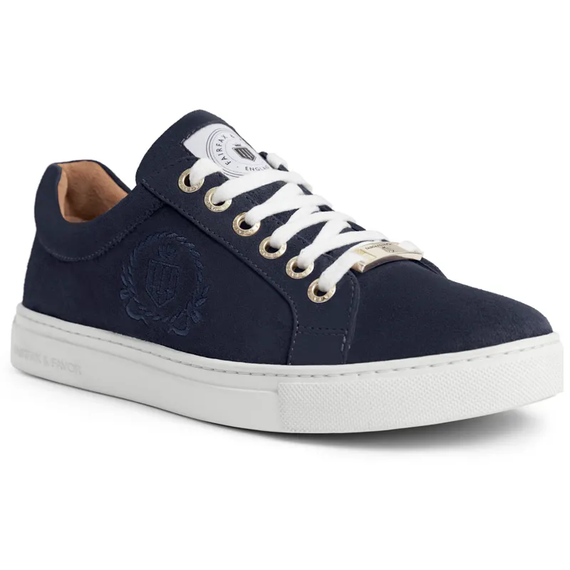 Fairfax and Favor Richmond Ladies Trainers - Navy Suede