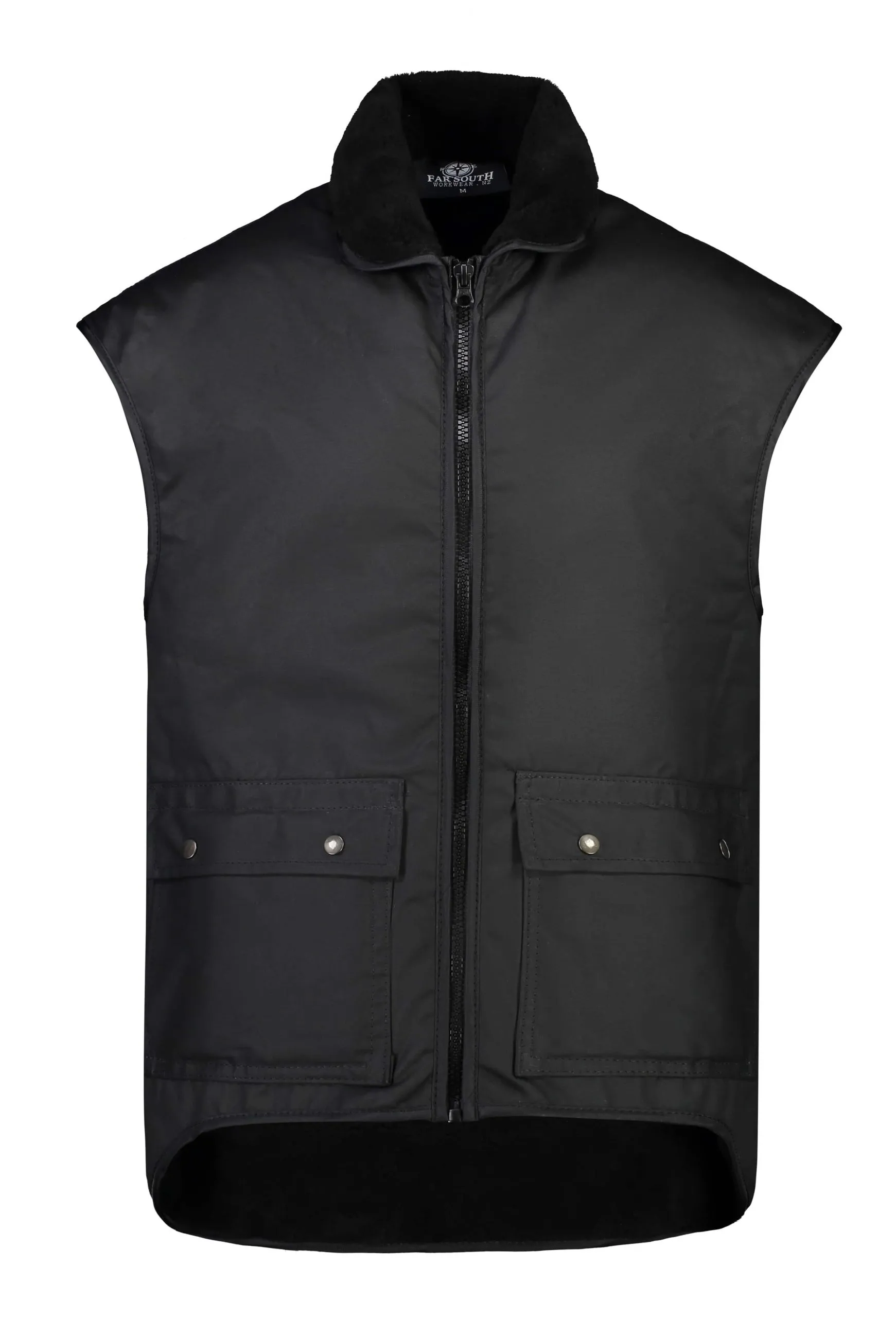 Far South Glencoe Sleeveless Oilskin Vest