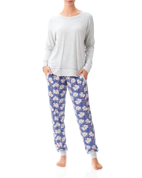 Florence Broadhurst - Long Ski Pj Set - Spotted Floral