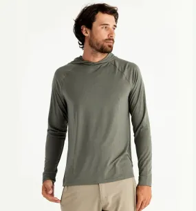 Free Fly Men's Bamboo Flex Hoodie in Fatigue