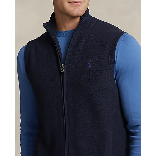 Full Zip Sweater Vest