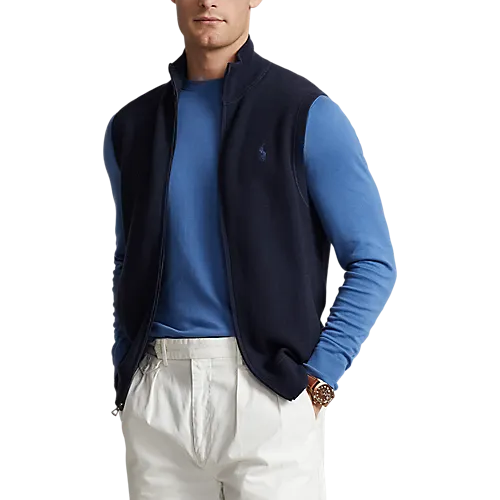 Full Zip Sweater Vest