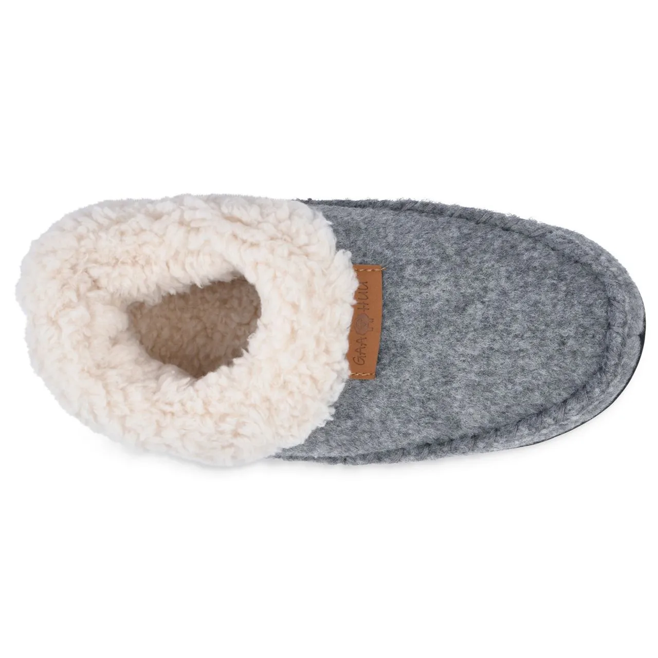 Gaahuu Faux Wool Mocassin Slipper for Women