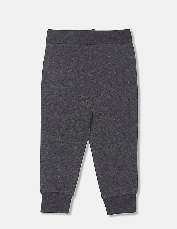 GAP Boys Grey Drawstring Waist Logo Joggers