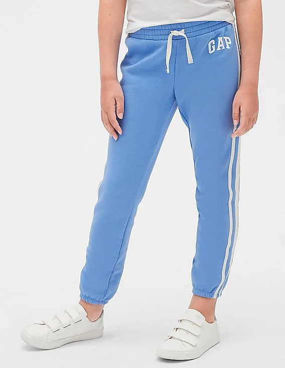 GAP Girls Blue Logo Joggers