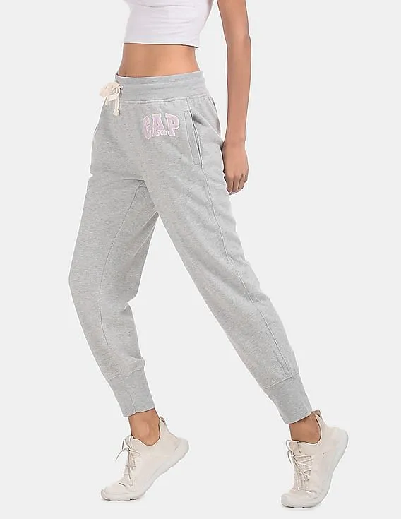 GAP Grey Brand Logo Knit Joggers