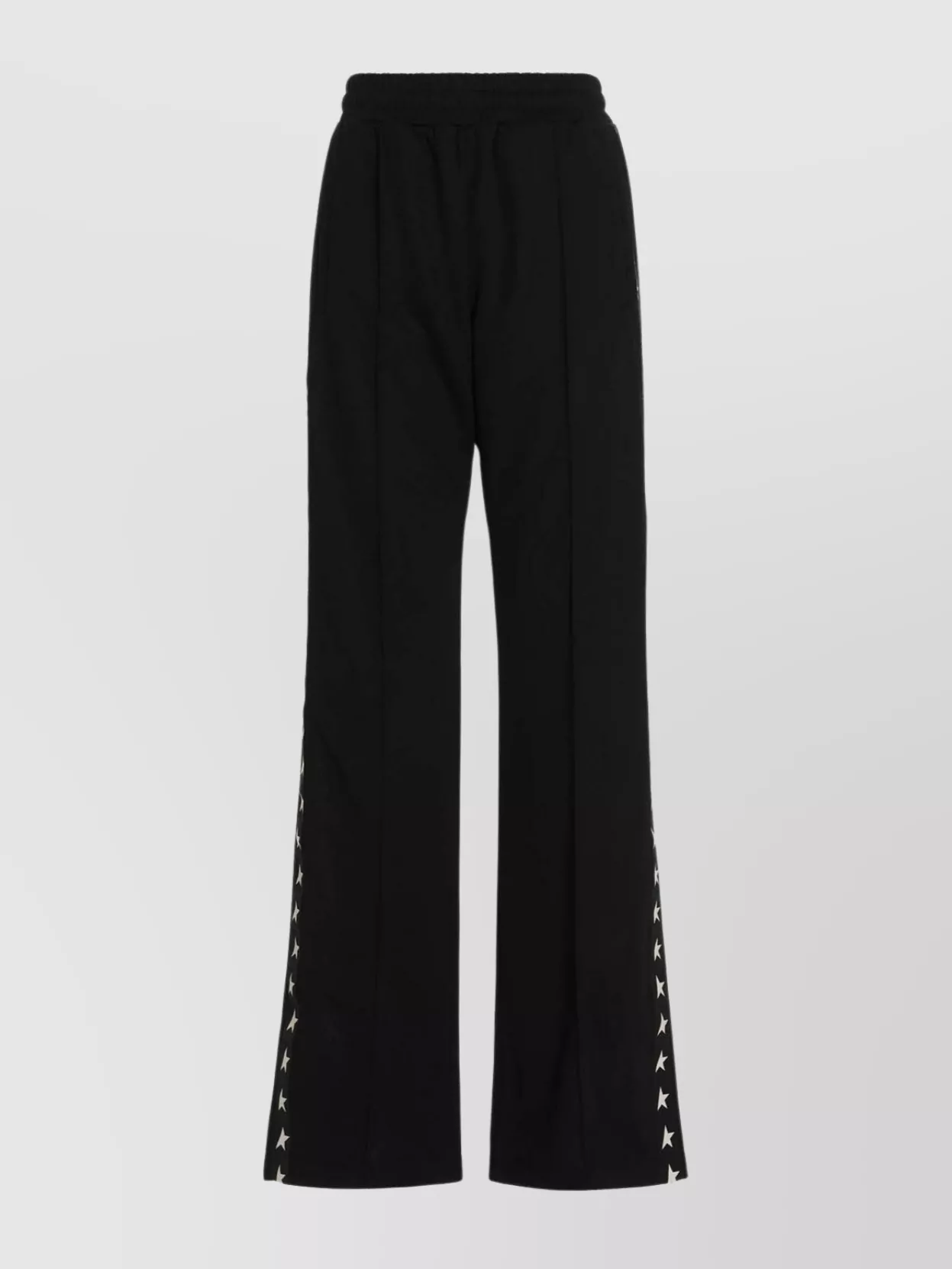 Golden Goose   Elastic waistband wide leg joggers with side star detailing