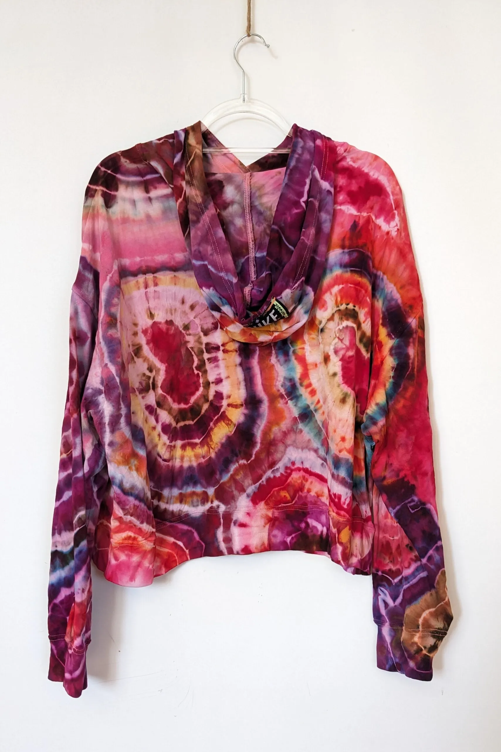 Handmade Tie Dyed Hoodie | Women's Medium