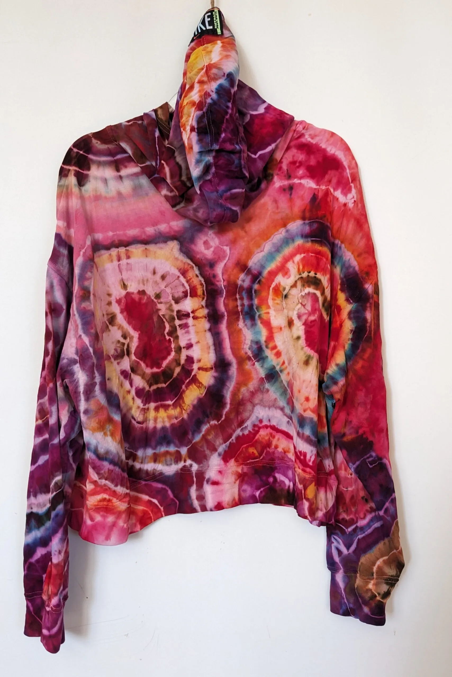 Handmade Tie Dyed Hoodie | Women's Medium