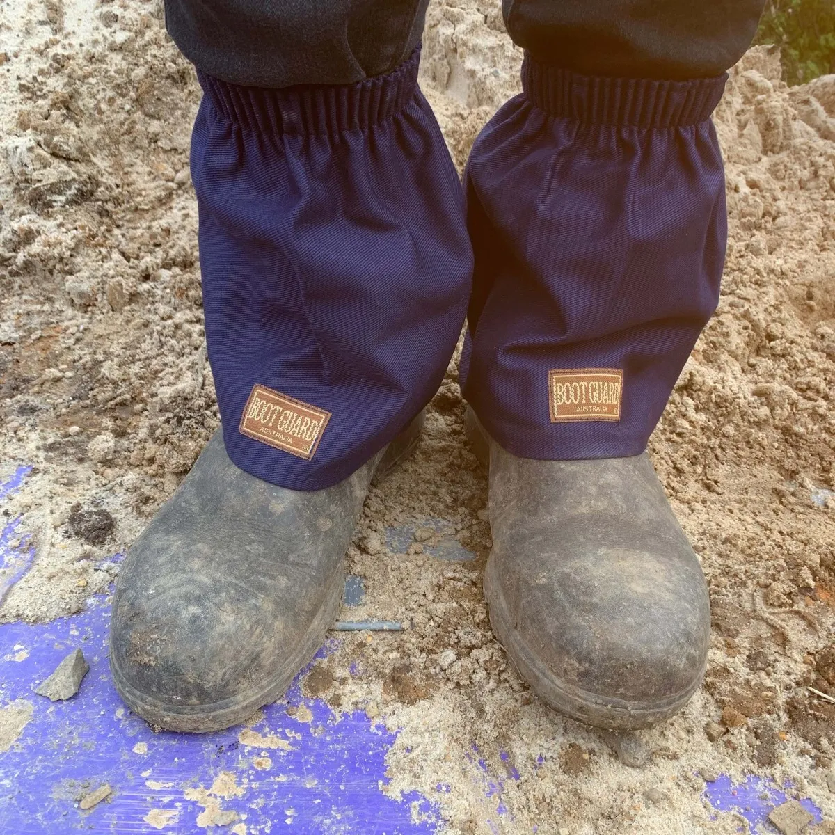 Heavy duty cotton over boot guard