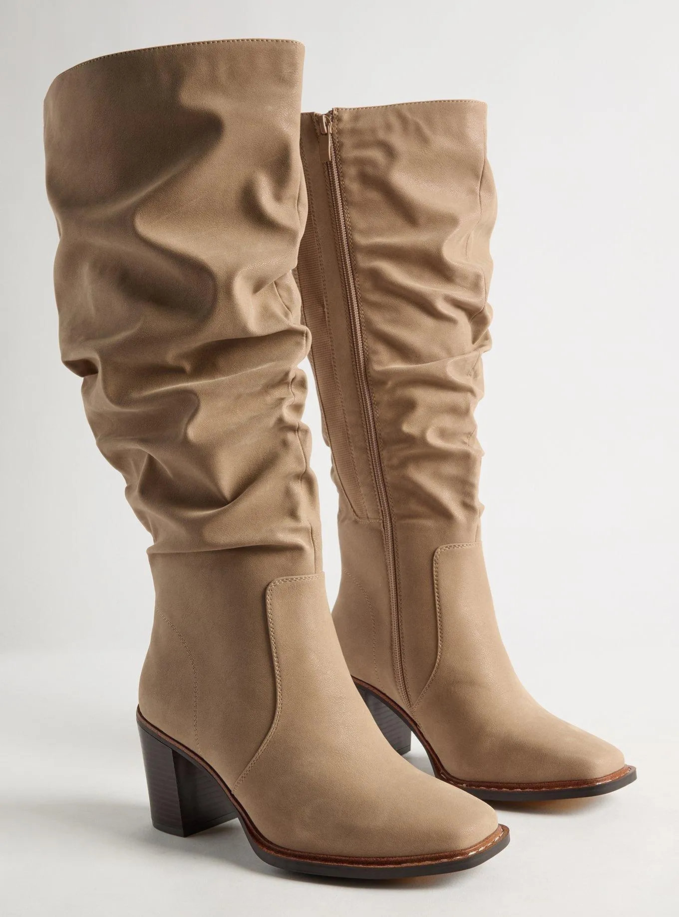 Heeled Slouch Boot (WW)