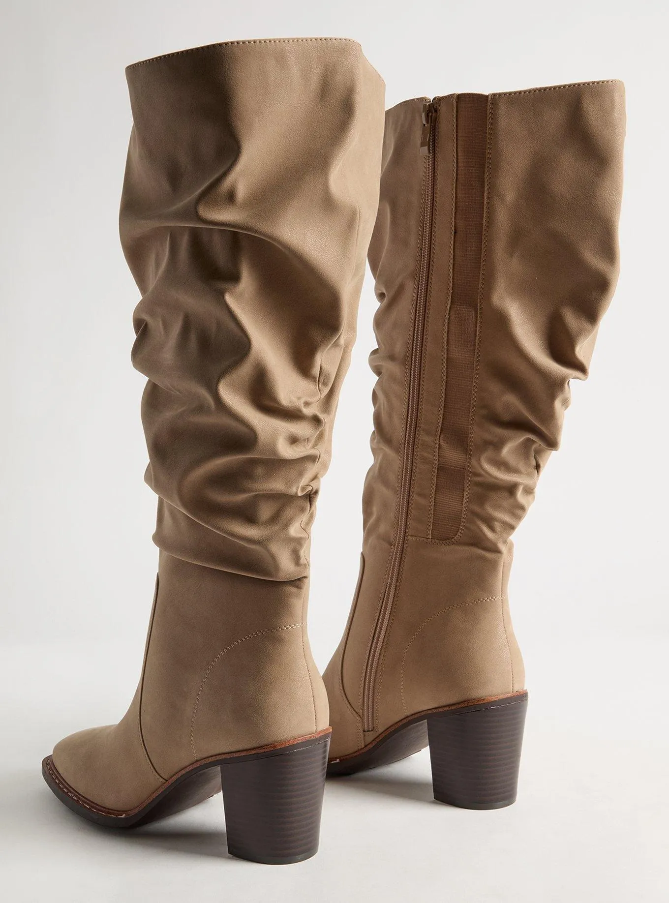 Heeled Slouch Boot (WW)