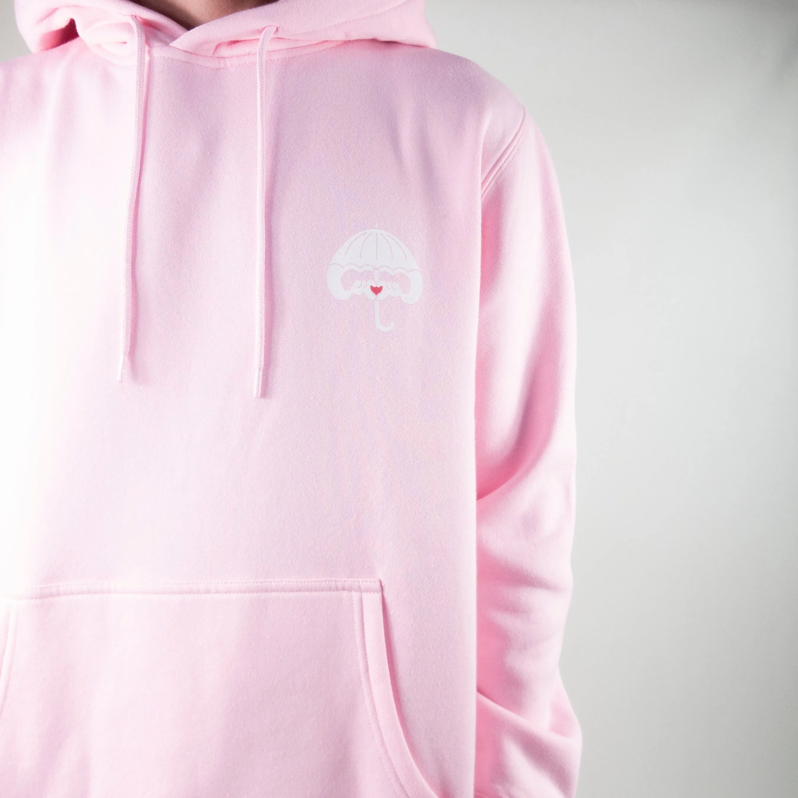 Helas Luvu Hoodie - Light Pink exclusive at Remix