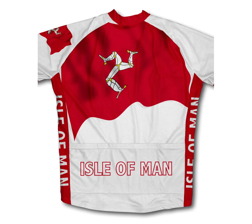 Isle Of Man Flag Winter Thermal Cycling Jersey