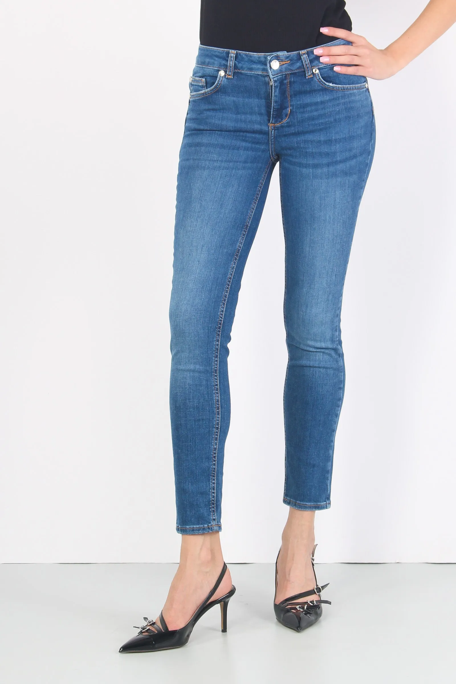 Jeans Ideal Basico Denim Scuro