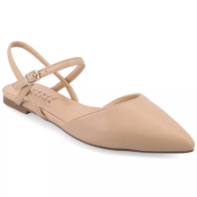 Journee Collection Womens Martine Pointed Toe Ballet Flats