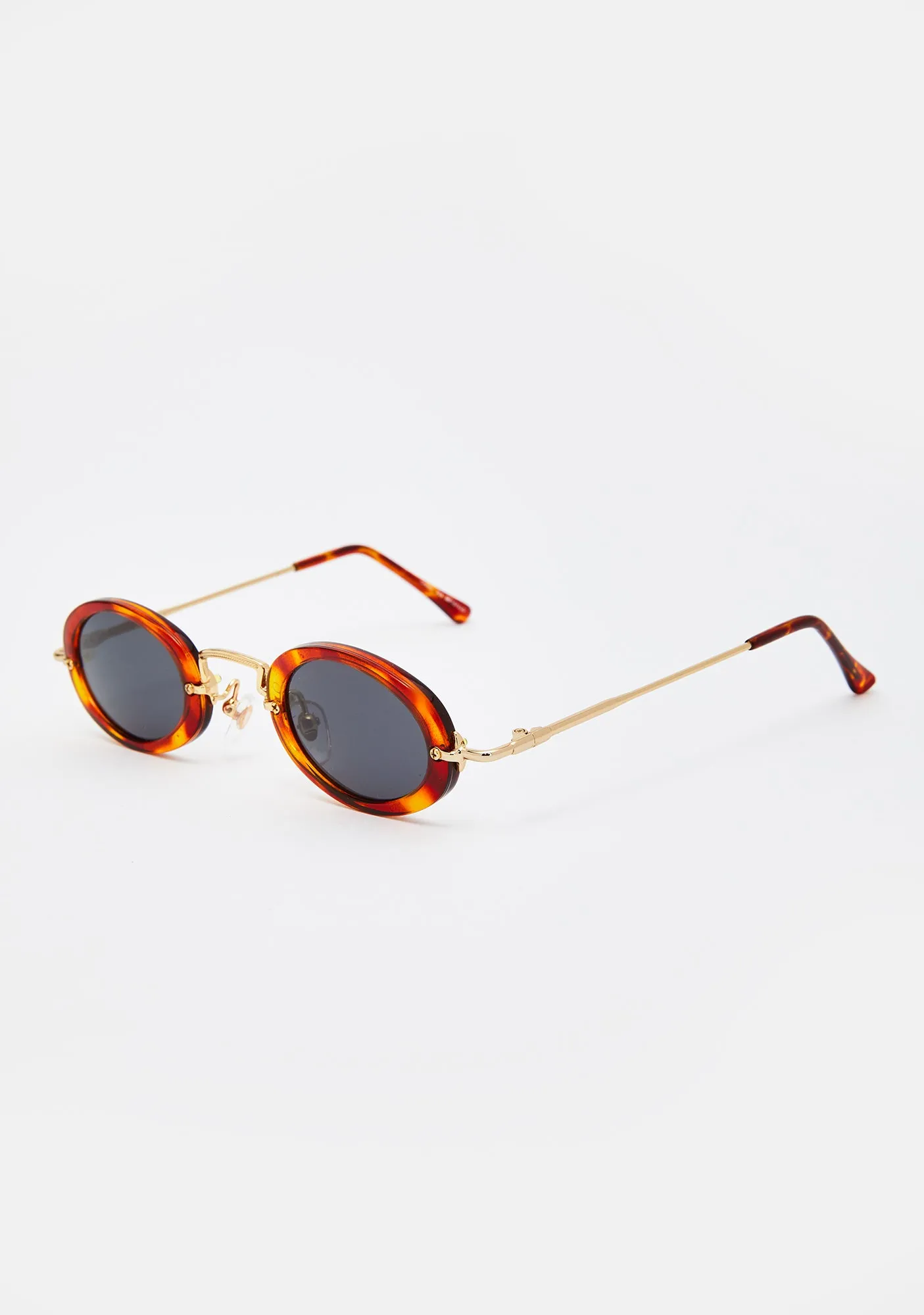 Journey Tortoiseshell Oval Sunglasses-