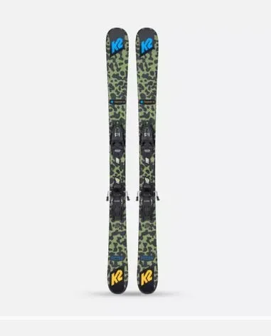 K2 POACHER JR W/ 7.0 FDT BINDING JUNIOR SKI PACKAGE