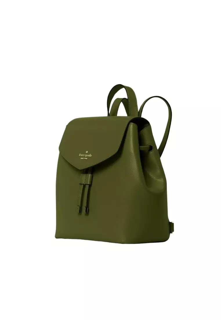 Kate Spade Kate Spade Lizzie Backpack Medium Flap In Enchanted Green KE895