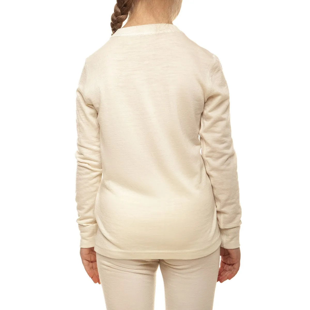 Kids' 160 Thermal Long Sleeve Crew Natural