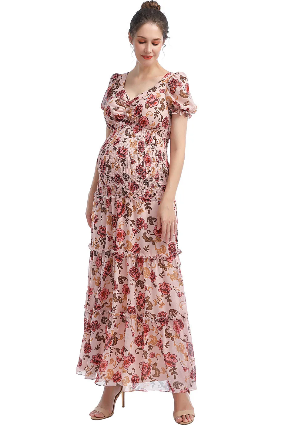 Kimi + Kai Maternity Aoife Maxi Dress