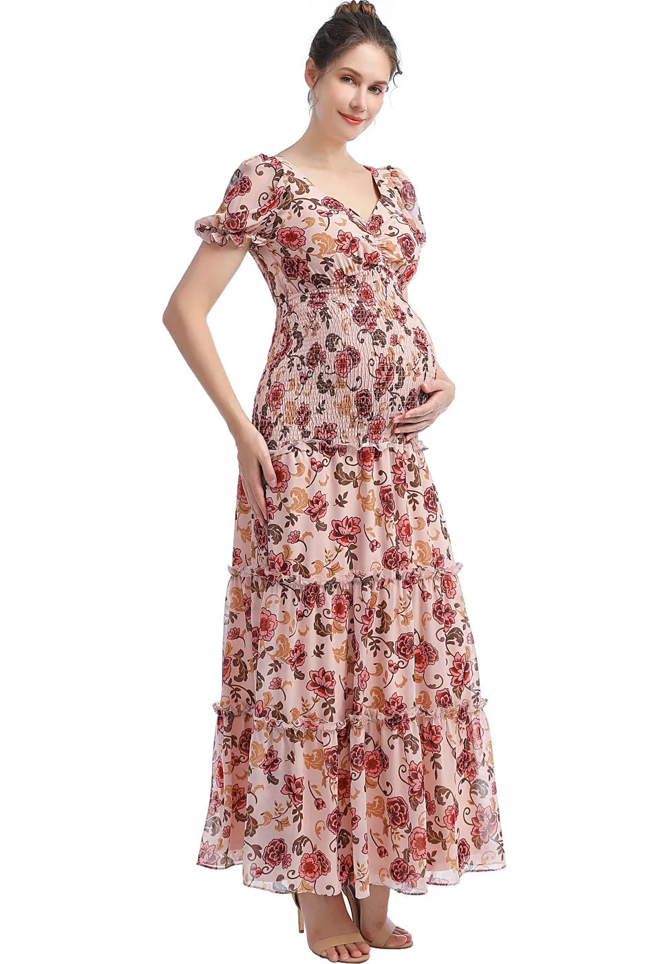 Kimi + Kai Maternity Aoife Maxi Dress