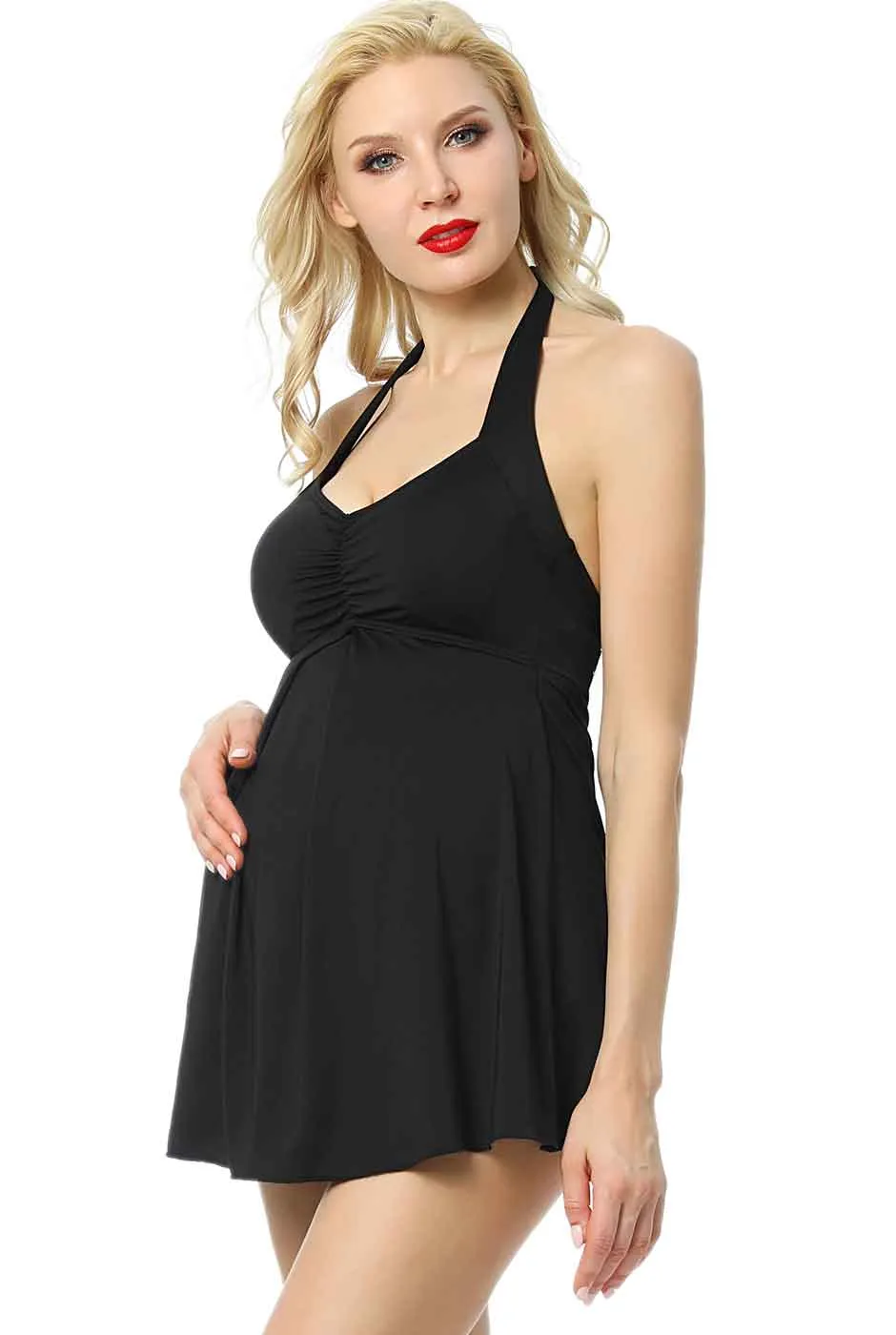 Kimi + Kai Maternity Bella UPF 50+ One Piece Maternity Swim Dress