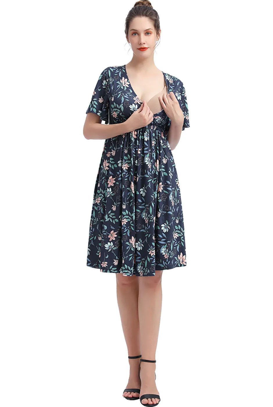 Kimi + Kai Maternity Everly Nursing Dress