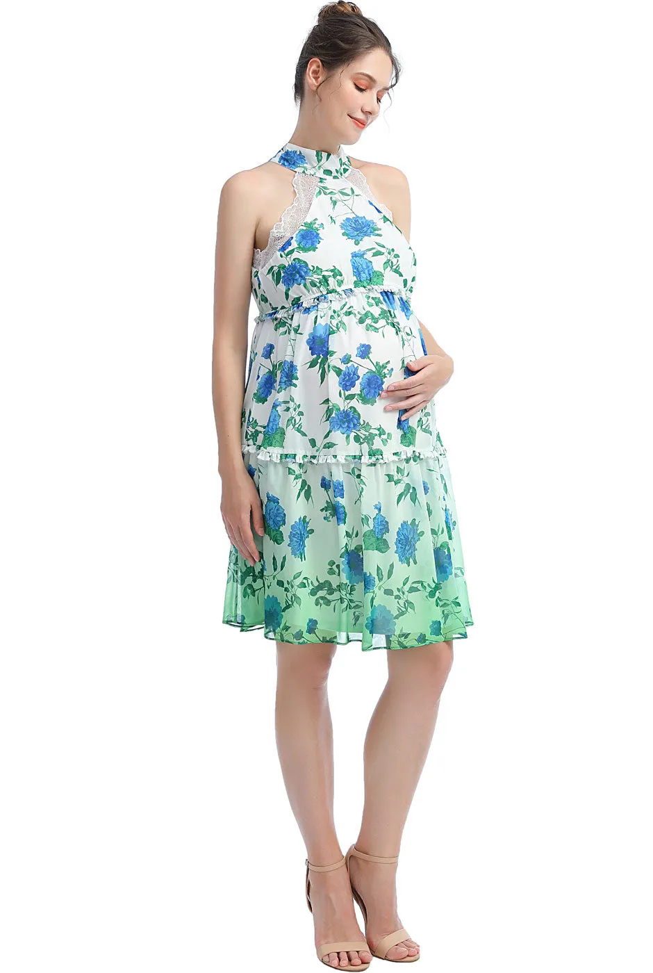 Kimi + Kai Maternity Norah A-Line Dress