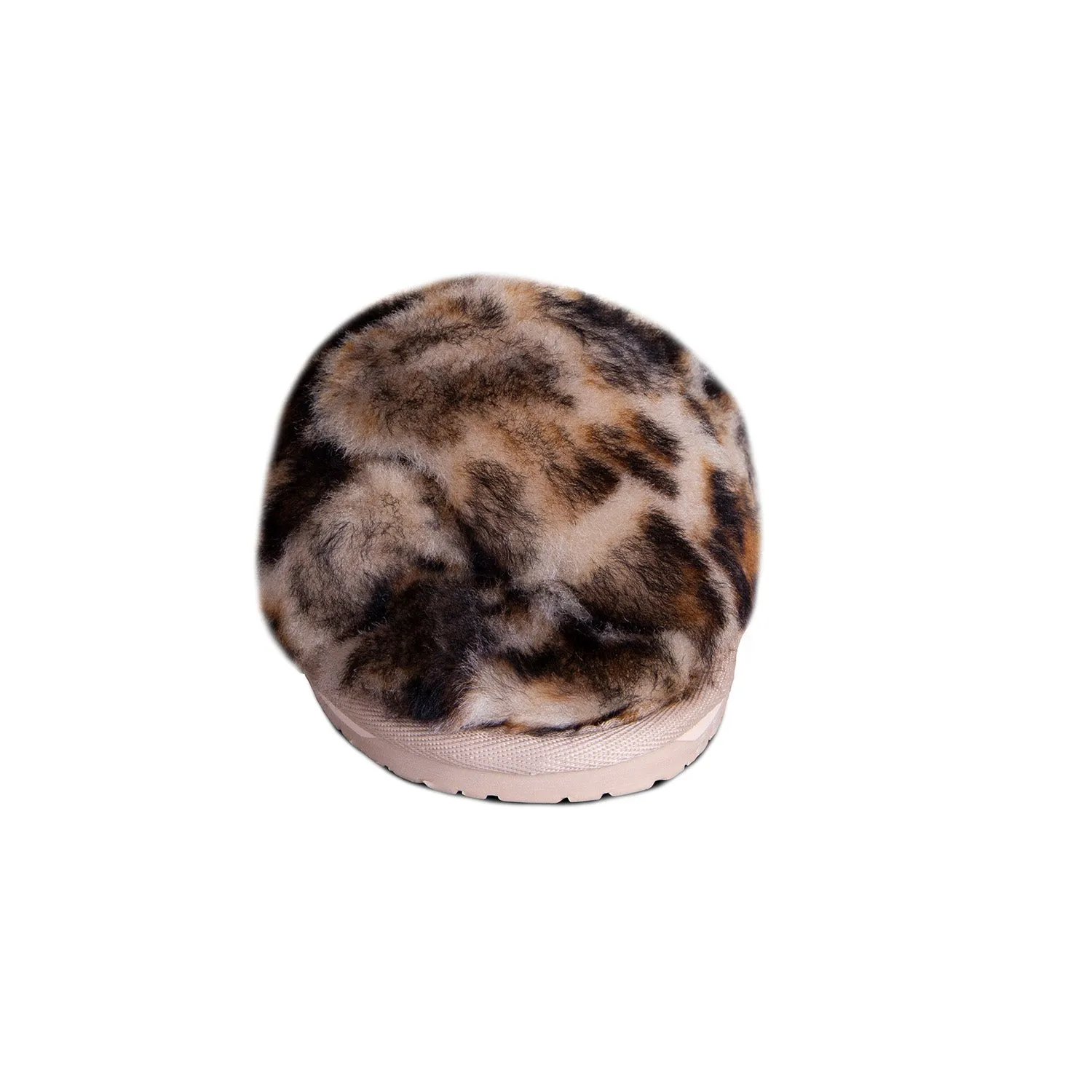 Ladies Emma Sheepskin Slipper Leopard