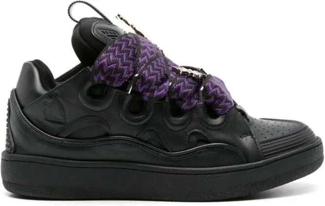 Lanvin x Future Curb leather sneakers Black