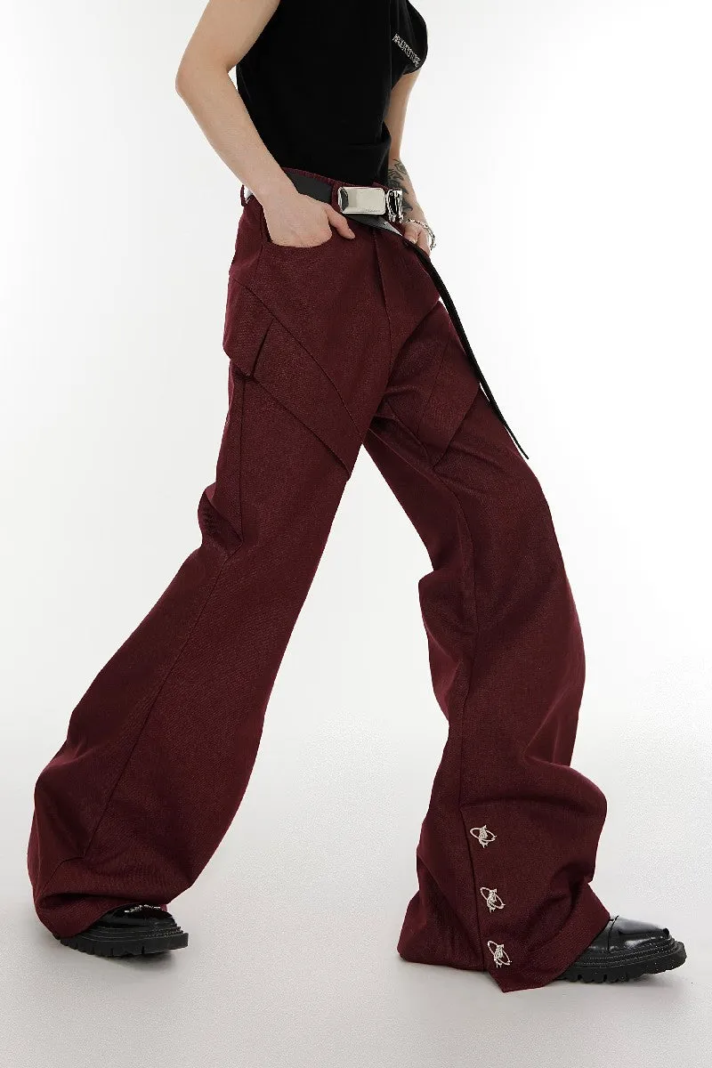 Layered Flared Trousers