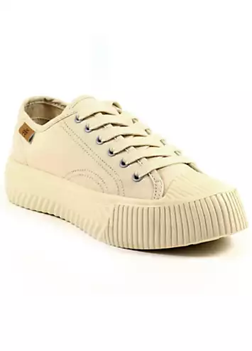 Lazy Dogz Jayne Beige Trainers | Grattan